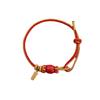 Hand-woven Zodiac Horse Bracelet Calabash Chinese Red Handrope Good Lucky Bracelet  Decoration