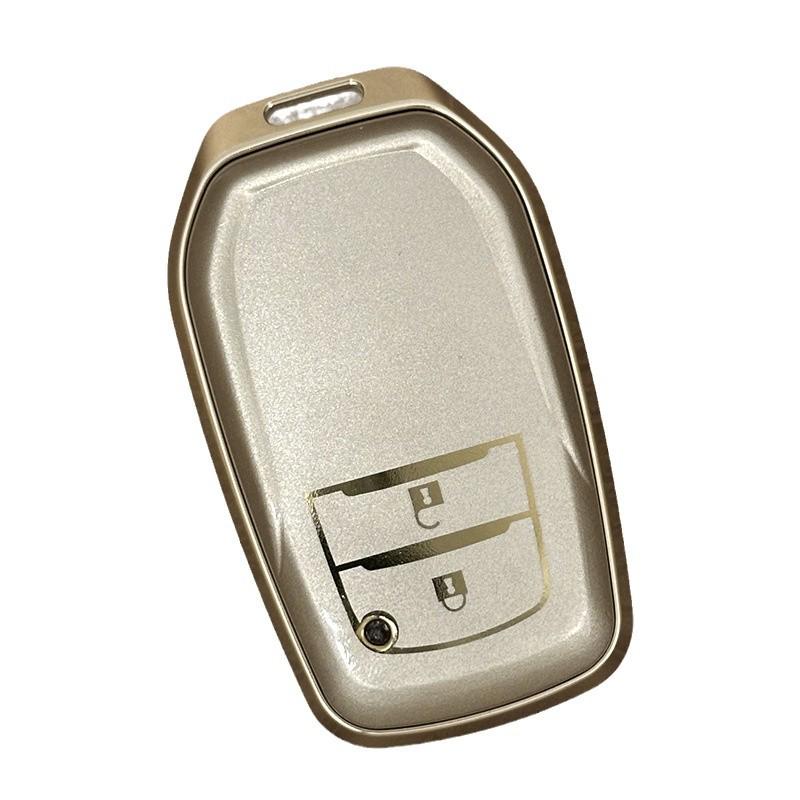 Toyota Alphard 2-Tasten Schlüsselhülle: Aluminiumlegierung Schnalle für Vellfire 3 Krone