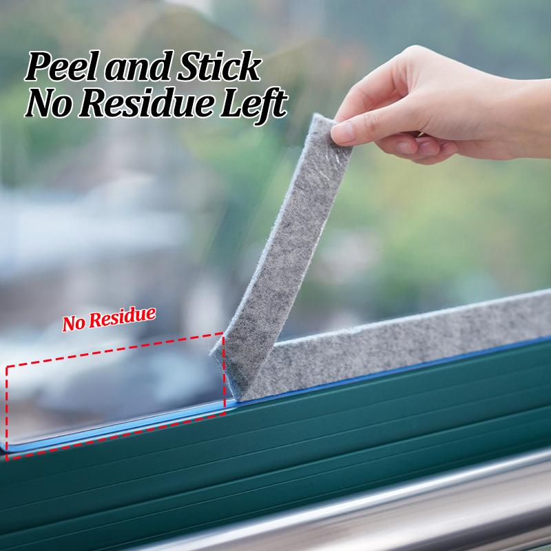 4M Window Glass Absorbent Sticker Felt Door Windows Soundproof Sealing Strip Sink Wall Absorb Water Sticker Furniture Leg Pad