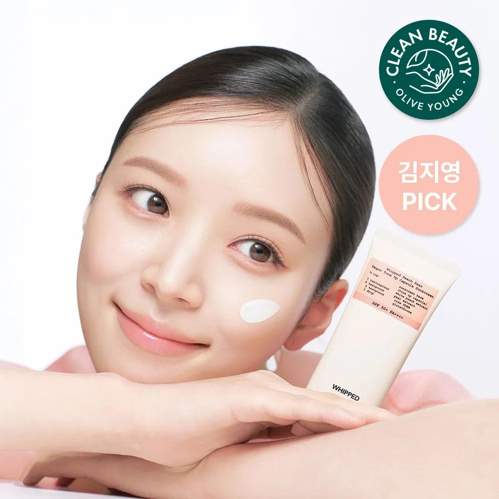 Whipped Peach Pear Vegan Tone Up Capsule Sunscreen 50ml