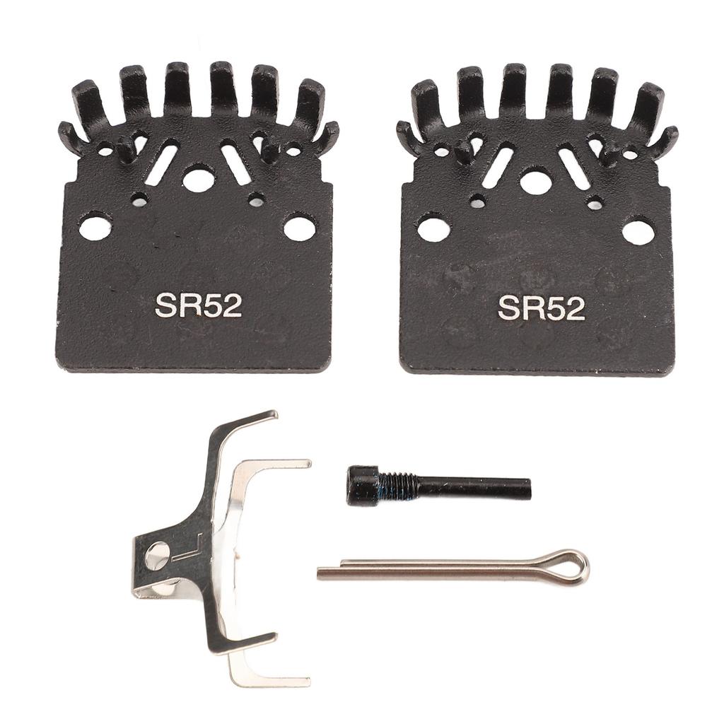 1 Pair of Bike Brake Pads Oil Disc Heat Dissipation Metal Lining for Mountain Bike Road Bicycle