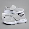 Velcro Soft-Soled Walking Shoes for Seniors, Men and Women, Wide Fit, Large Size 42, Ideal for Autumn Sports and Comfort.
