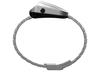 BENLY DESIGN Unique Metal Digital Wristwatch for Men with OLED Display, Raise to Wake Function, Stainless Steel Strap, Silver, Retro Vintage Style