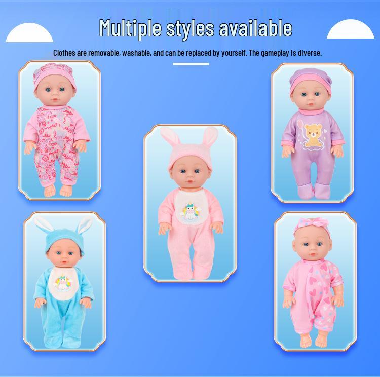 Princess Baby Doll Set for Early Education - New Vinyl Doll Collection for Girls