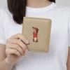 PU Leather Sausage Dog Organ Card Bag Solid Color Leather Card Holder Short Coin Purse  Work