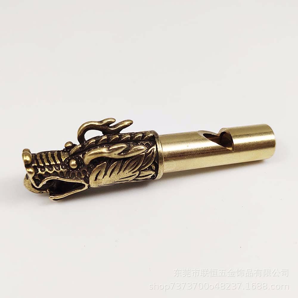 

Keychain Survival Brass Emergency Keys Chain Whistle Car Pendants Outdoor Survival Tools золотой