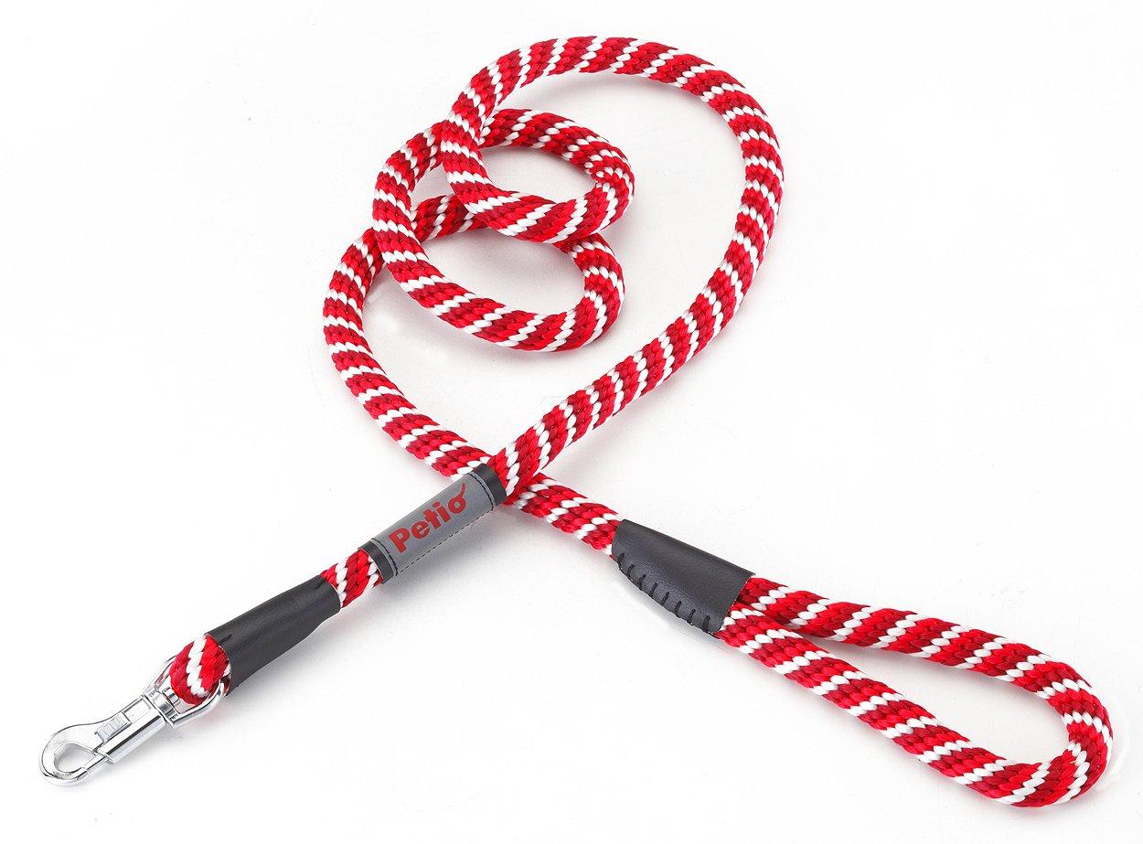 Petio Basic Plus Spiral for Small 10mm Leash, Red, Dogs,