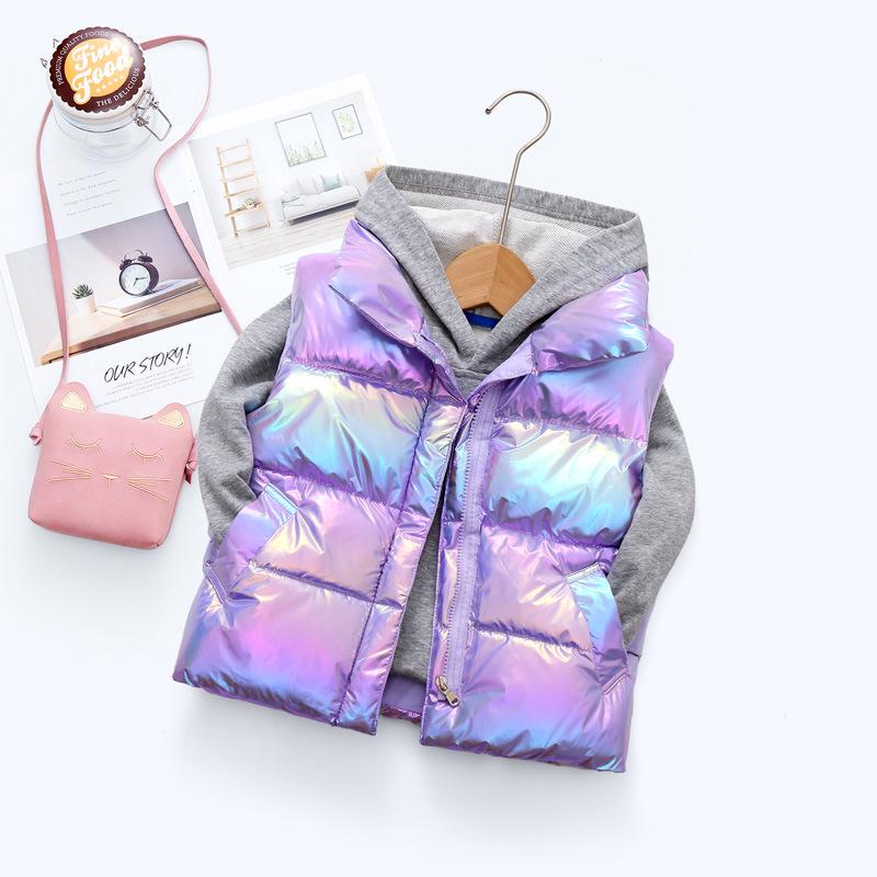 Neue bunte Kinder Herbst/Winter Weste - Jungen & Mädchen Stehkragen Ärmellose Jacke Erhältlich in S, M, L