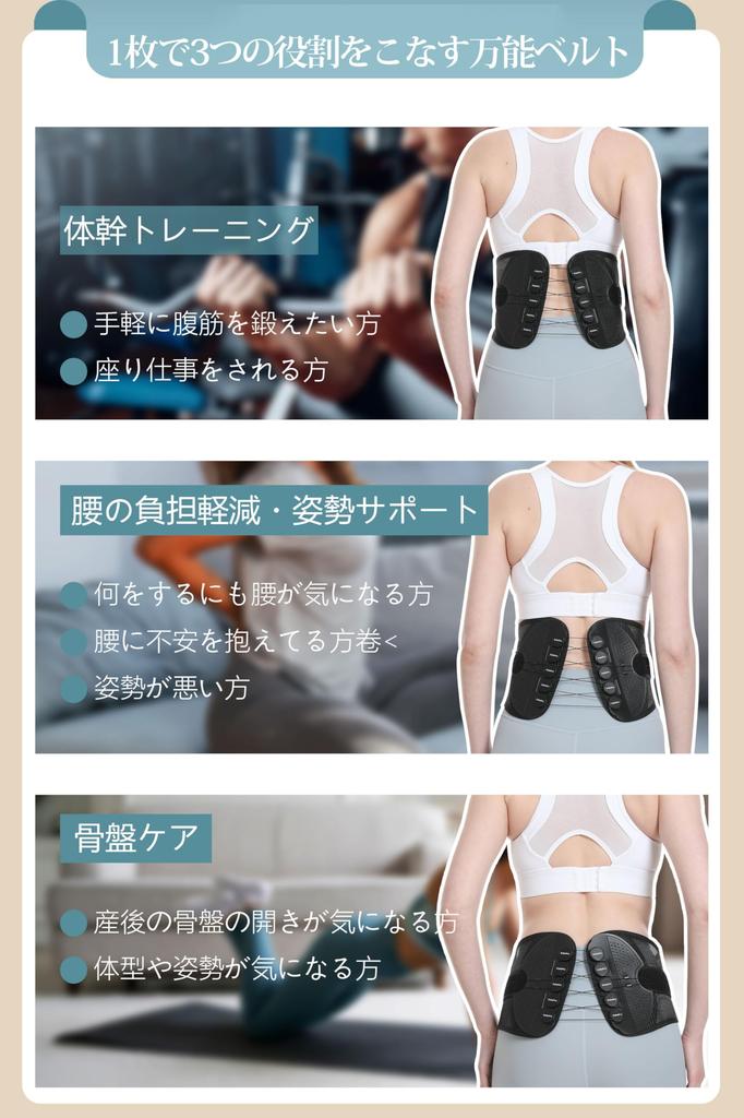 KobePro Waist Support Authentic by Lumbar Corset with Strong Breathable and Pulley Belt, [Recommended Chiropractors] Support, Mesh, Labor-Saving (M)