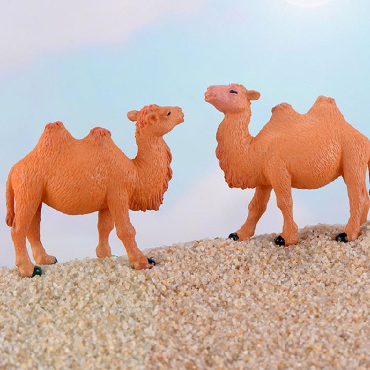 Attractive Camels Statue Lightweight Animal Figurine Eye-catching Camels Ornament