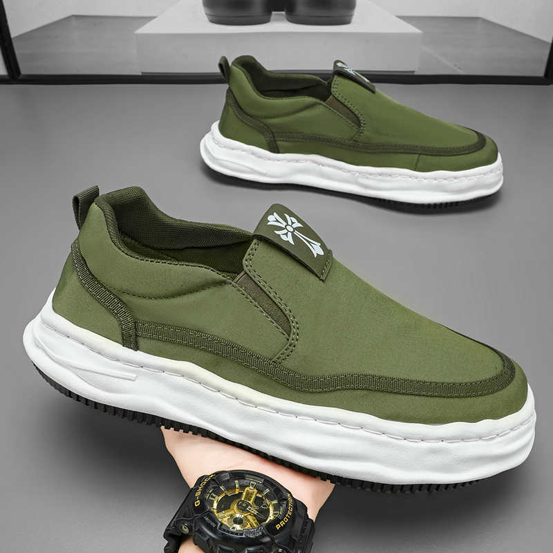 Mode Runde Zehenpartie Ohne Absatz Schuhe Herren Training Für Herren Schuhe Weiße Sneaker Herren Sport Tenks Teniz Weiter Fuß Hohe Qualität