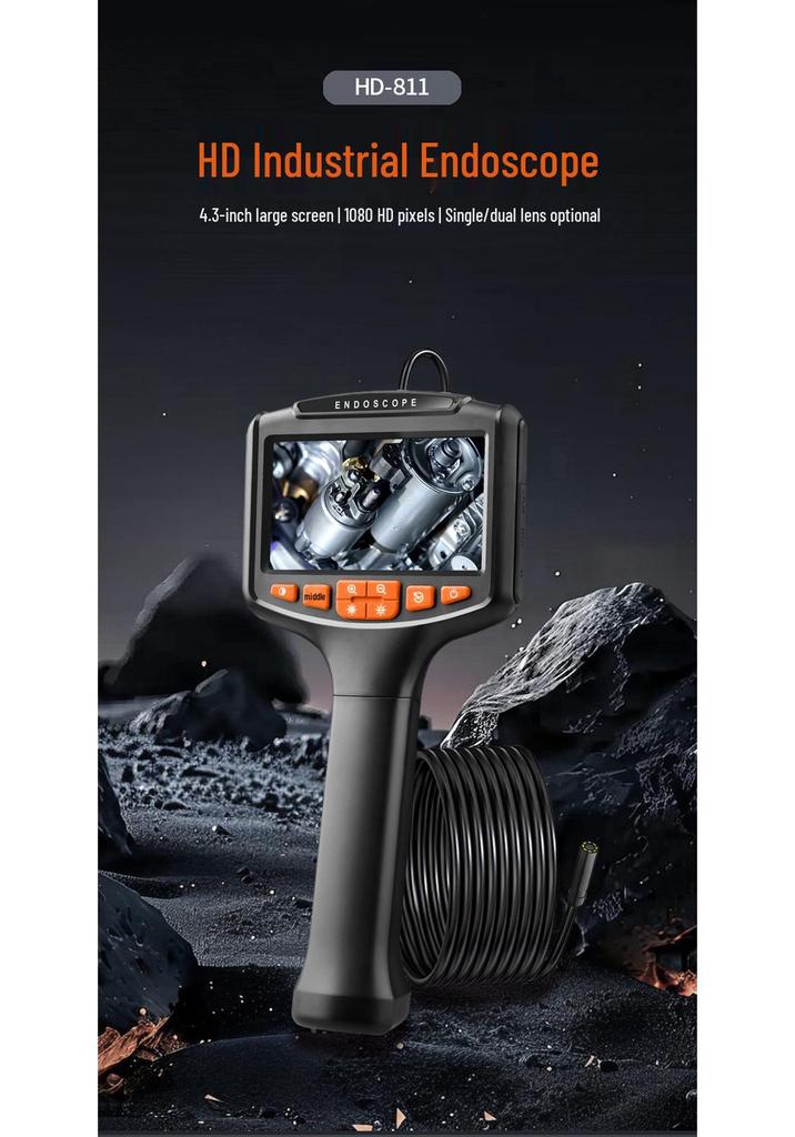 10m/5m HD Industrial Endoscope Camera - Engine Repair Visual Probe