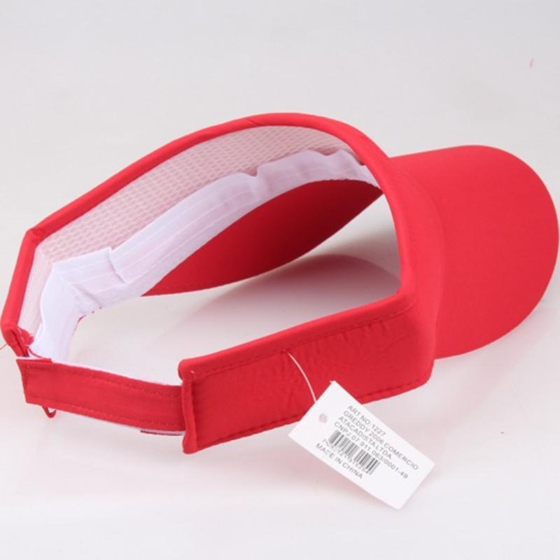 Customized Logo Printed Visors For Men Women Empry Top Hats Ladies Outdoor Sports Tennis Sunhat Breathable Cap Gorra Wholesale