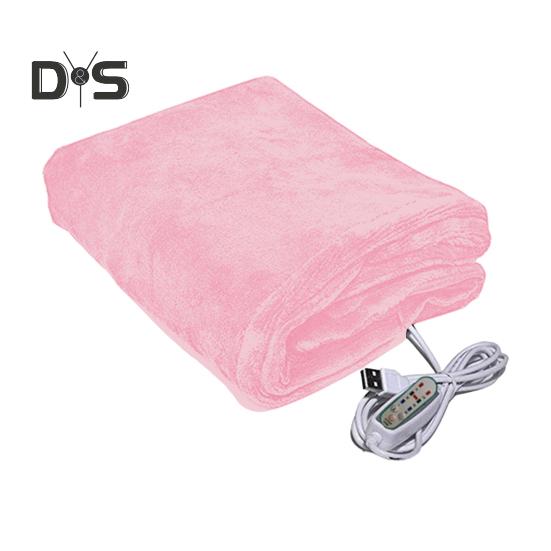 Winter Electric Blanket 3 Level Temperature Adjustment USB Charging Thick Dual-sided Material Time Setting Camping Travel Office Home Heating Blanket