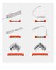 Pure White Recessed & Surface Mounted Magnetic Track Light - LED, No False Ceiling Needed