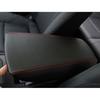 For Toyota Venza 2021-2024 Black Leather Console Armrest Box Holster Cover Trim