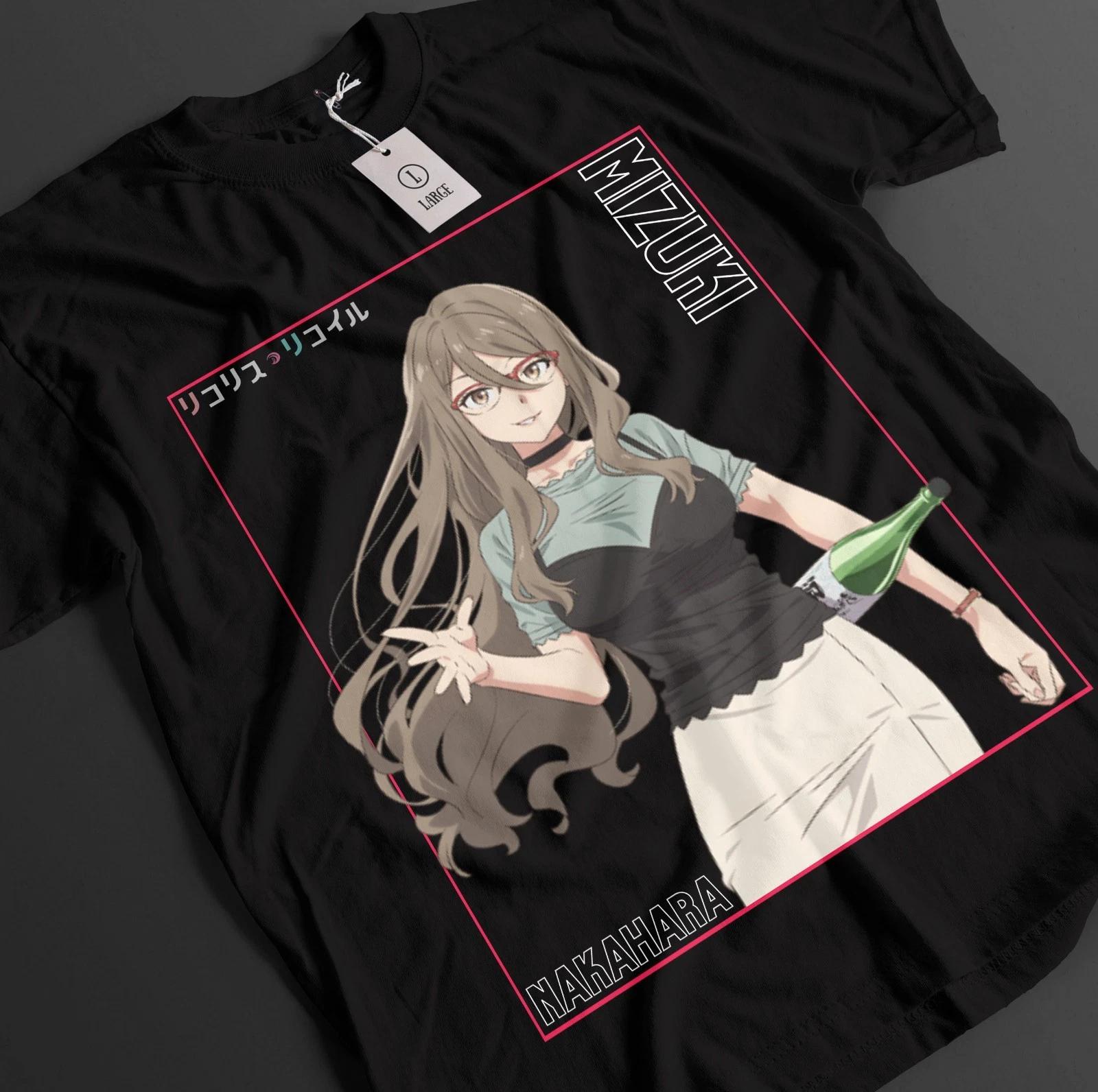 Lycoris Recoil Shirt Mizuki Nakahara Top Chisato Tshirt Inoue T-Shirt Mika Anime XXXL