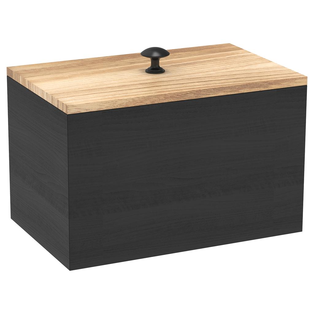 Wooden Tampon Holder 3-Grid Bathroom Cotton Pads Tampon Storage Box Women Girls Desktop Sanitary Pad Napkin Organizer