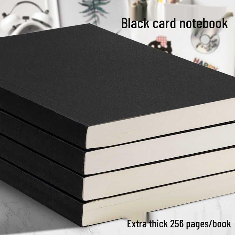 Retro Cowhide A5 Notebook for Students - Thickened, Ruled for Junior & High School