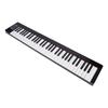 Piano Numérique Pliable 61 Touches Clavier Électronique avec Pédale de Sustain Sac de Transport Portable Écran LCD Rechargeable 128 Timbres