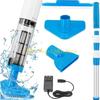 L8RE Portable Pool Vacuum Cleaner with Long Battery Life and Adjustable Nozzle for Thorough Pool and Hot Tubs Maintenance