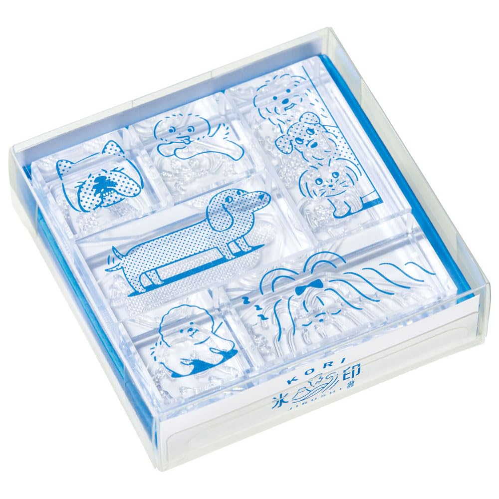 

King Jim Clear Ice Набор штампов с собаками, Бренд, 6, Набор, CLSSA-002