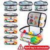 Clear Mesh Zipper Toy Storage Bag,Large Capacity Puzzle And Block Organizer,Ideal For Toy And Building Block Storage-Small/Large