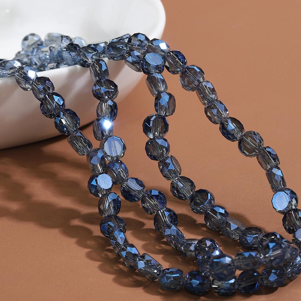 

100pcs Crystal Stone Beads Rondelle Austria Faceted Loose Spacer Round Beads for Jewelry Making DIY Necklace Bracelet Wholesale