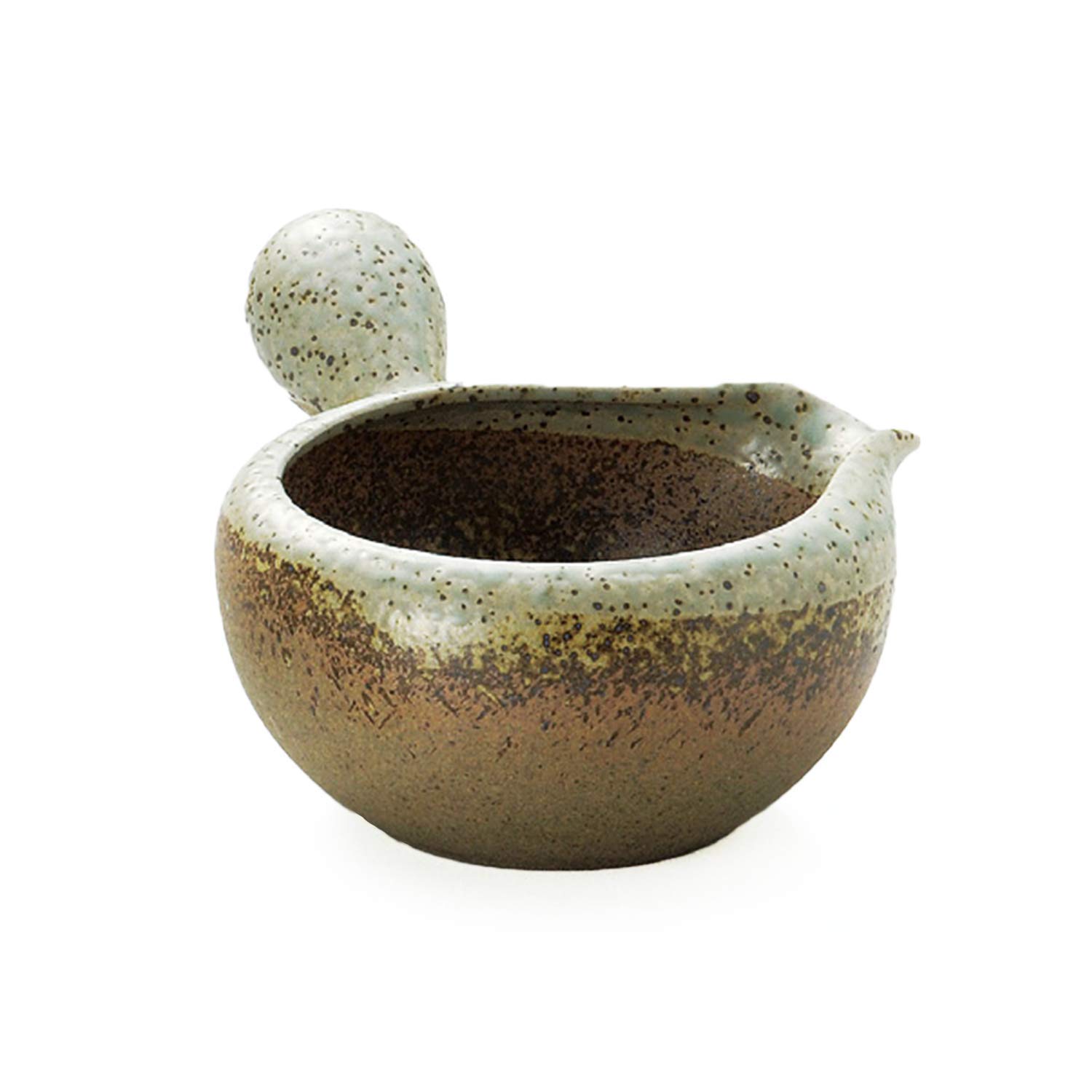 

Tokoname ware, Tamamitsu, with handle, water cooler, ash glaze, Y1013