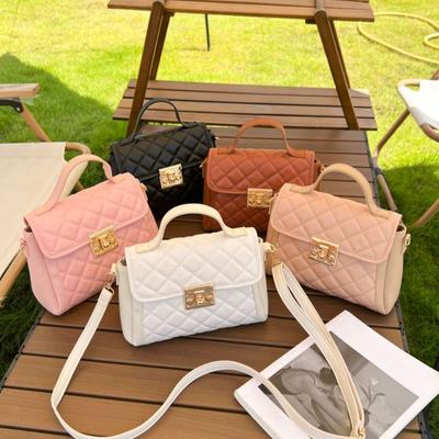 Diamond Lattice Bag Niche Design Texture Handbag Korean Version of Women's Crossbody Shoulder Bag