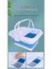 Insulated Folding Foot Bath with Lid - Portable Soak, Storage, and Fishing Bucket