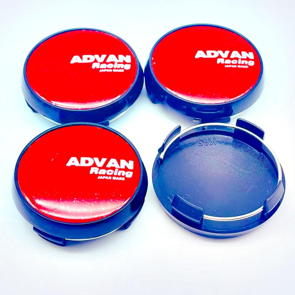 4PCS/Lot High Quality 65MM Car Wheel Center Hub Caps for ADVAN Racing WHEEL Emblem Logo Car Styling Accessories