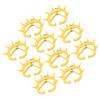 10pcs CalF weaning Nose Rings Plastic Weaning Spiked Ring Preventing Suckling