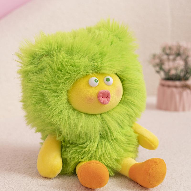 

Long Little Hair Monster Doll Fashion Cute Unique Girl Sleeping Pillow Style 25cm/9.84in зелёный