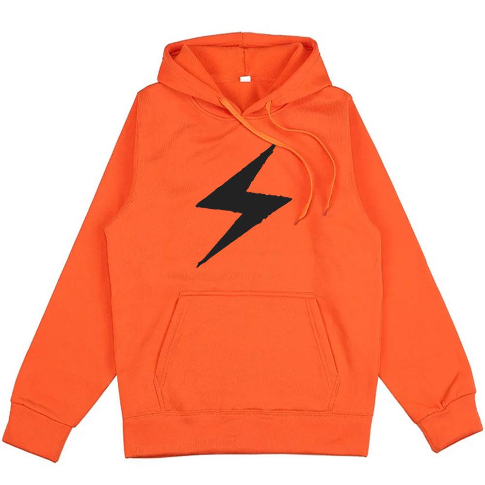 Pink Lightning Printing Hoodies Bruno APT Sweatshirts Song Women Pullovers Hooded Soft Warm Clothing