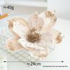 Artificial Magnolia Christmas Tree Ornaments - High-grade Fabric Flowers for Festive Decorations