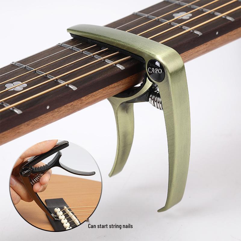 Metal Guitar Capo & Tuner Clip for Acoustic/Electric Guitars & Ukuleles
