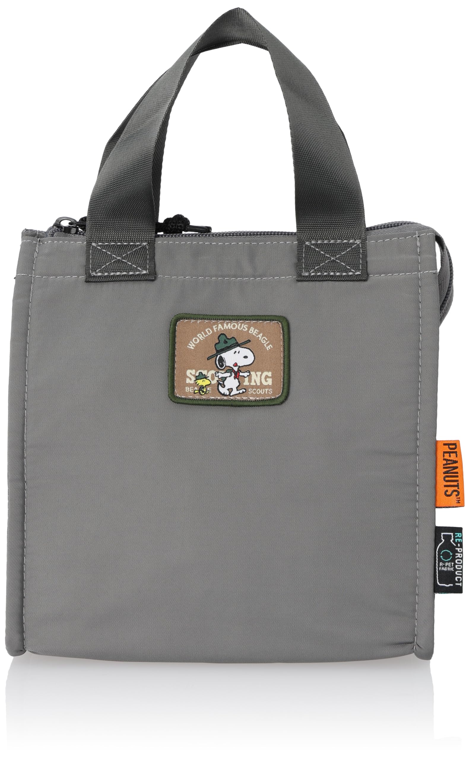 

Lunch Lunch Insulated Thermal Ice Pack Lunch Environmentally Friendly For Commuting to Work or Cute Gray [Snoopy] Bag, Tote, Bag, Pocket, Bag, R-PET
