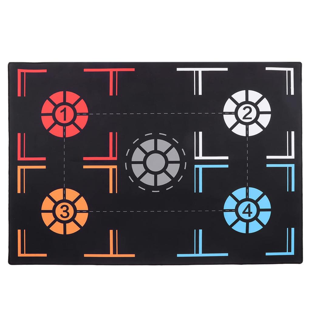 Basketball Practice Footwork 2mm Easy To Basketball Footstep Training Rubber For Children Under 150cm Mat, Mat, Stain-Resistant, Thick, Practical,