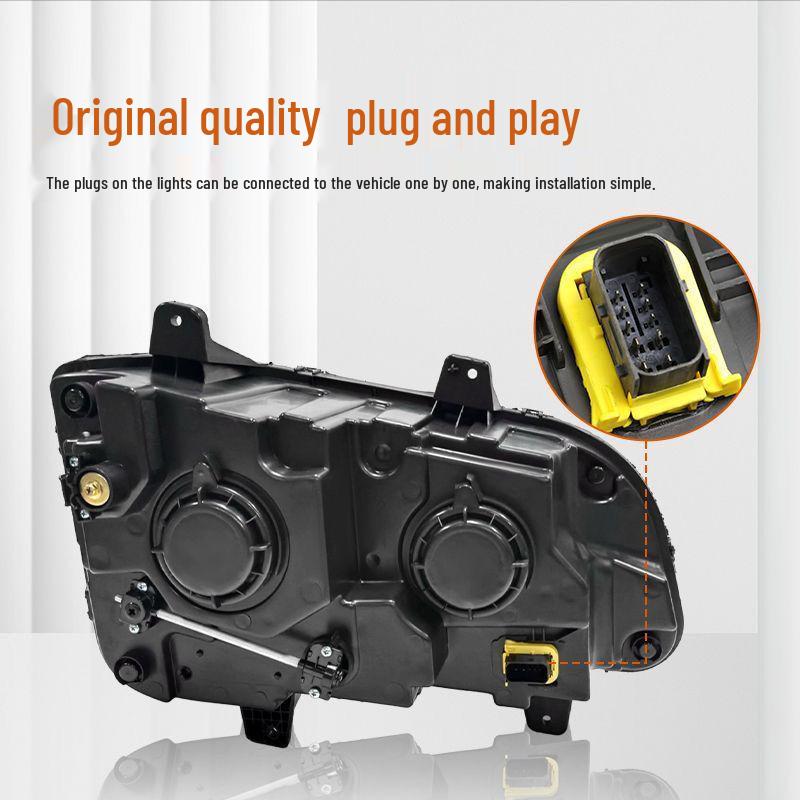 FAW Jiefang J6P Full LED Headlight: Five-Lens, Quad Low Beam & Ten High Beam Laser, 550/420/4