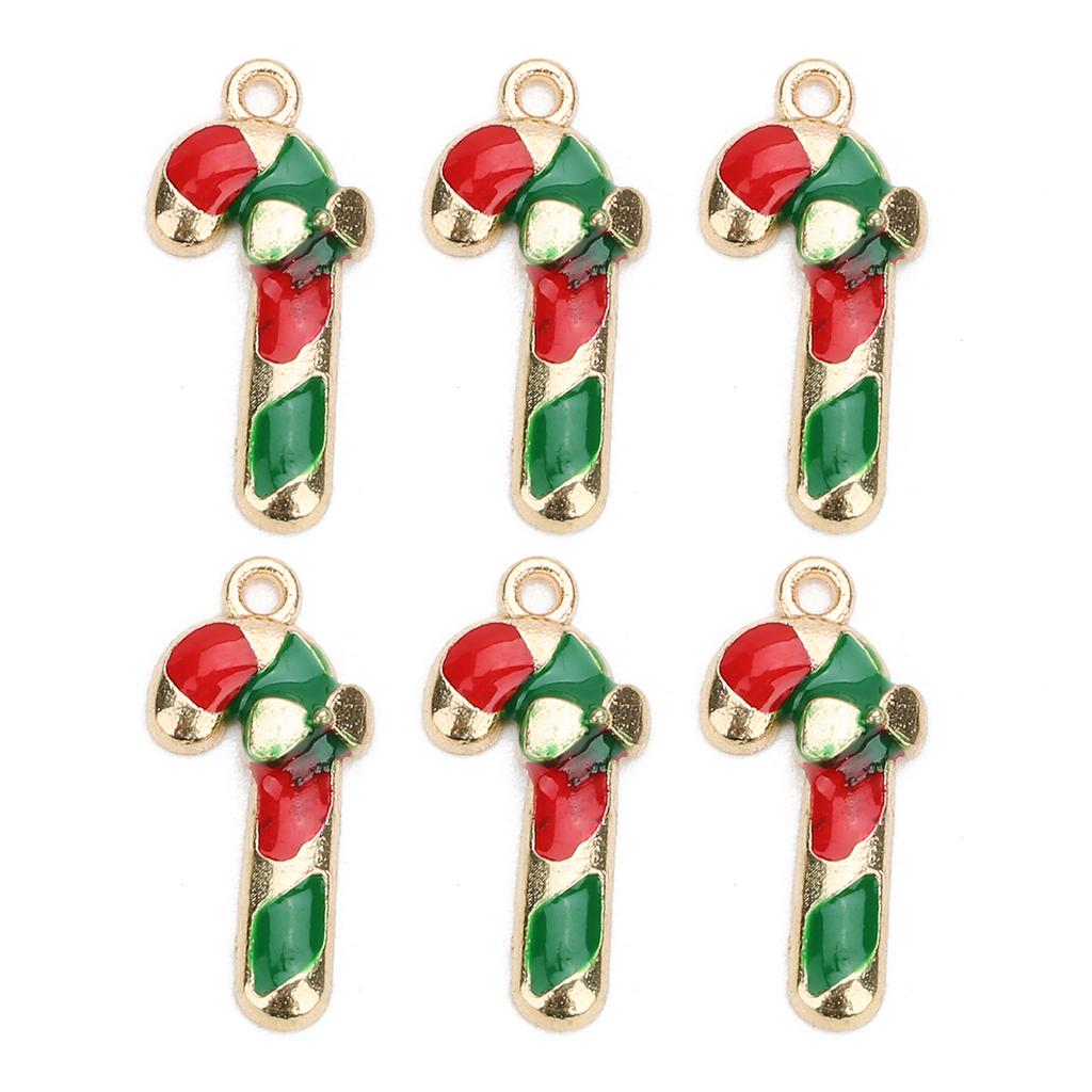 Alloy Christmas Pendant Mixcolor Dripping Oil Charm Pendants For DIY Jewelry Making Christmas Series Accessories