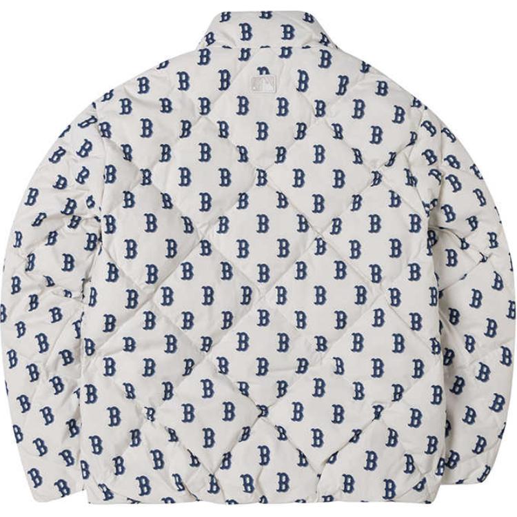 New MLB Down Jacket Unisex Blue White 3ADJM0646-43WHS