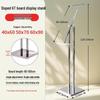 Stainless Steel Slanted Display Stand