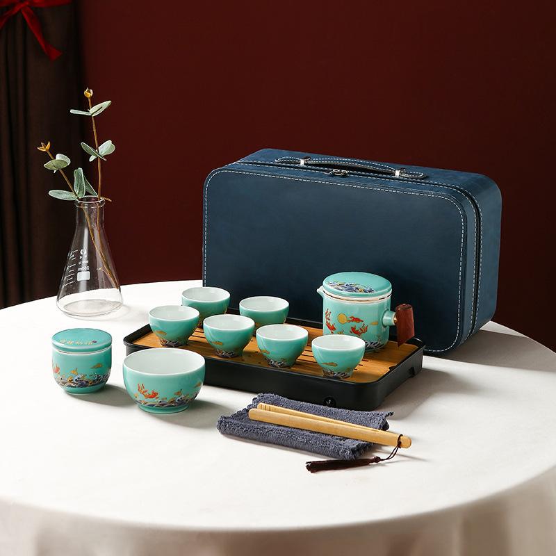 

Дорожный чайный набор Кунг-фу Кои