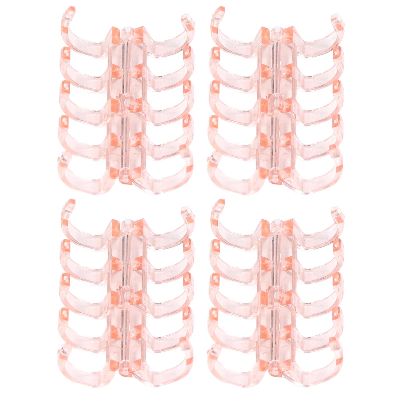 

Binding Rings Hold 60 Sheets Paper 11mm Binding Thickness Free Writing Easy Use Office прозрачный красный