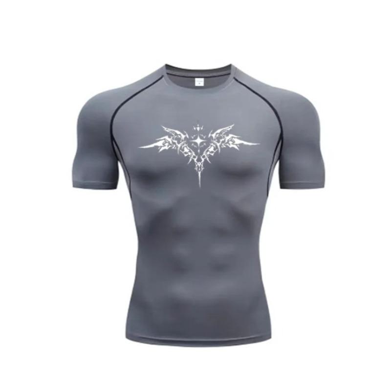 Ultra-Light Compression T-Shirt Men Short Sleeve Sport Tee Fitness Running Comfortable Sportsear Elastic Quick Dry Jogging Top