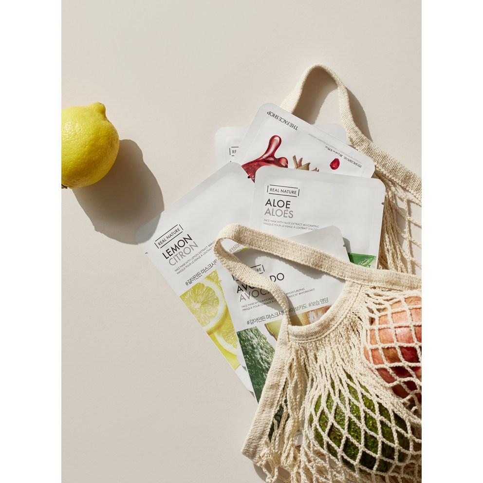 [THE FACE SHOP] Real Nature Mask Sheet - Pomegranate (20g x 1 sheet)