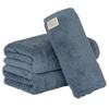 Towel Laboratory Mini Bath Smoky Set of Fast JapanTechnology [Volume Rich] #003 Towels, Blue, 3, Hotel-Quality, Thick, Fluffy, High-Breathability,