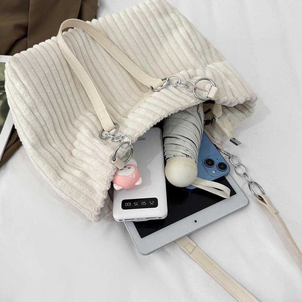 2025 Winter Modische Cord Große Kapazität Tragetasche & Umhängetasche