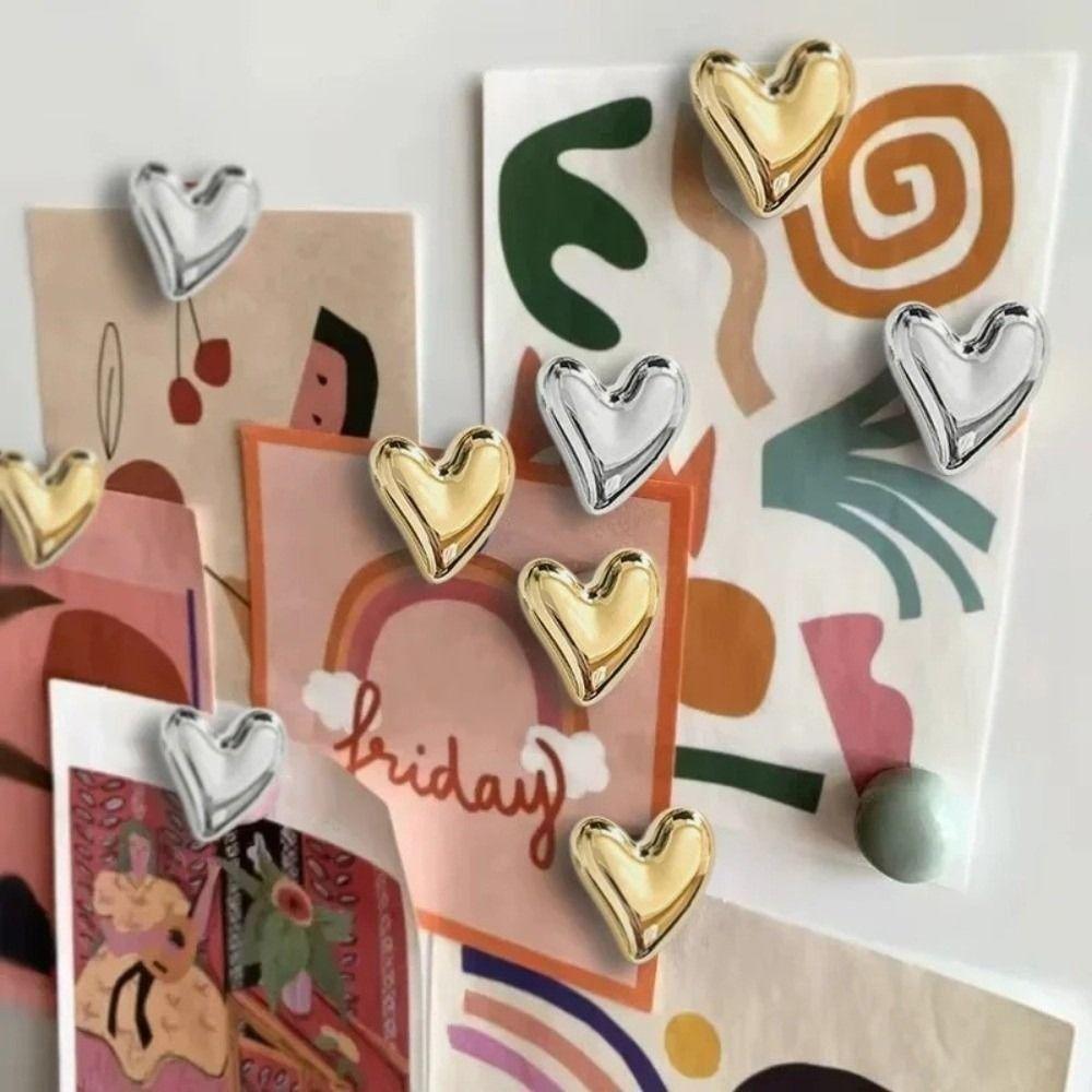 Macaron Colorful Push Pins DIY Thumb Tacks Irregular Heart Shape Pushpins Photo Wall Decor